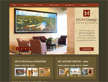 Tablet Screenshot of dhartdesign.com